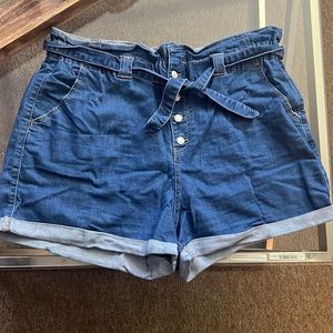 Paper bag short jean